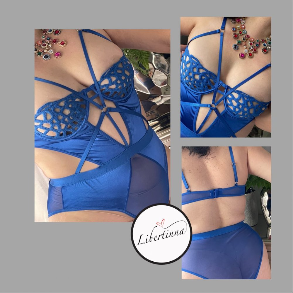 XL-2XL  One Piece Hollow Out N…